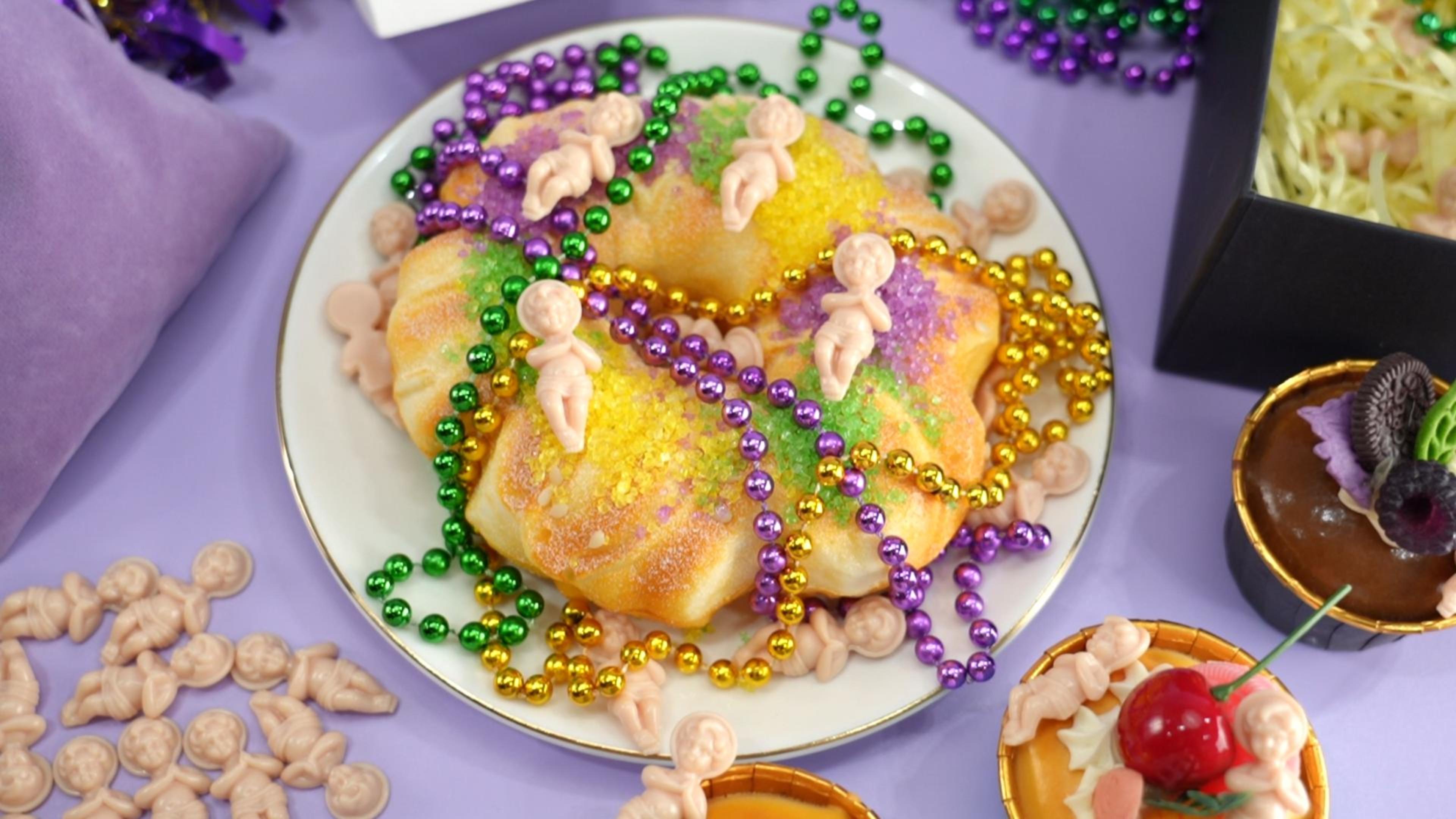 Amazon.com: ZZYFGH 48 Pcs Mini King Cake Baby Jesus Figure, 1.5
